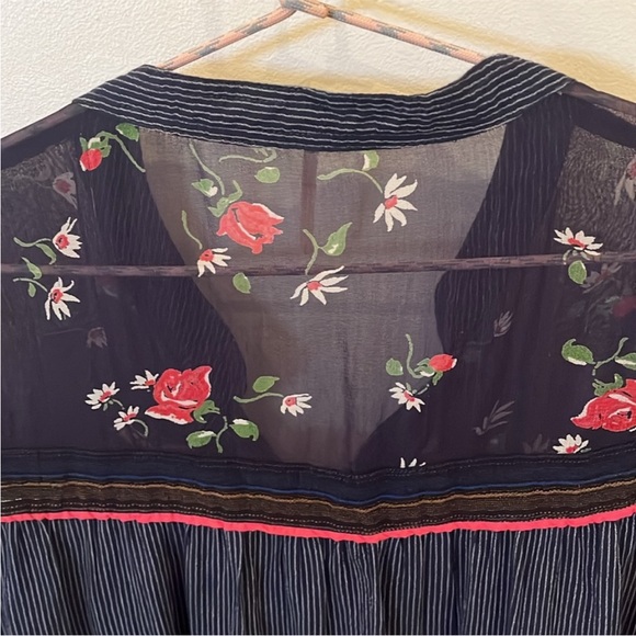 Free People long sleeve tunic hearts & colors top - Picture 8 of 8